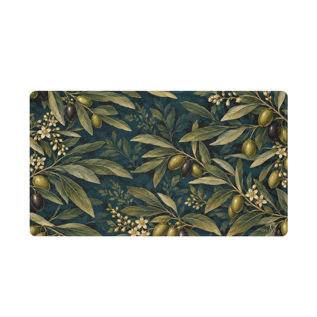 Vintage Olive Branch Desk Mat