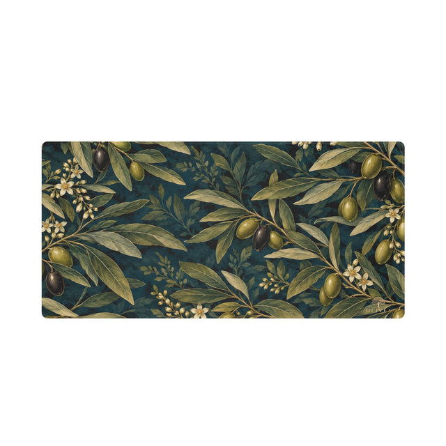 Vintage Olive Branch Desk Mat