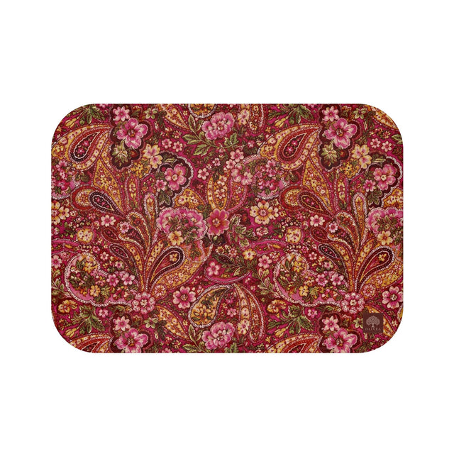 Paisley Floral Bath Mat