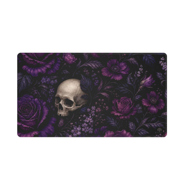 Purple Skull Desk Mat