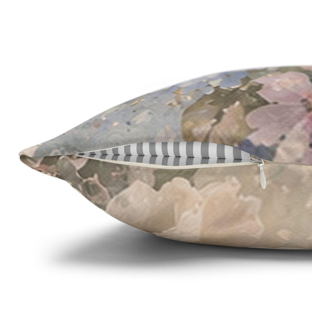 Romantic Floral Pillow Cover