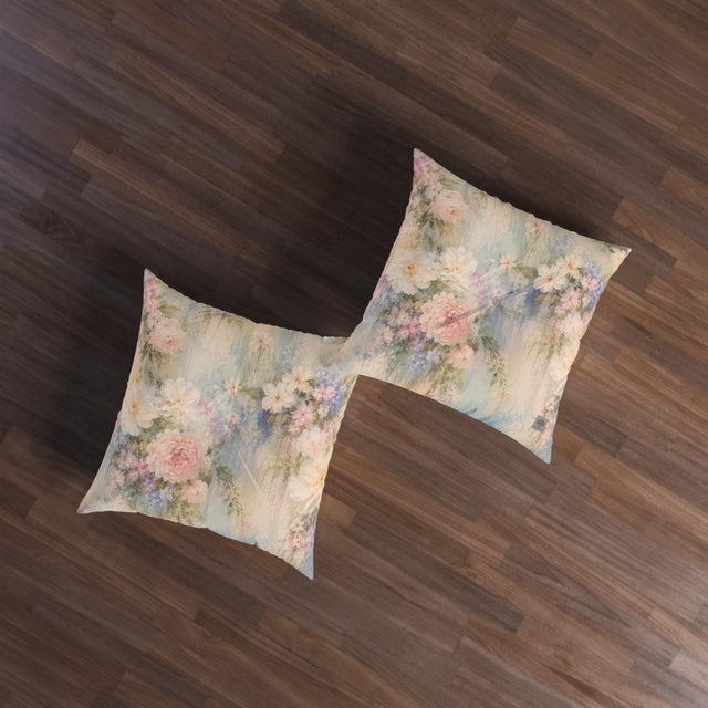 Romantic Floral Floor Pillow