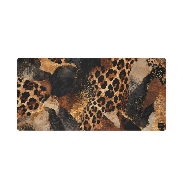 Abstract Leopard Desk Mat
