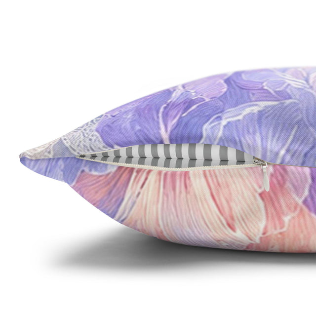 Lilac Iris Pillow Cover