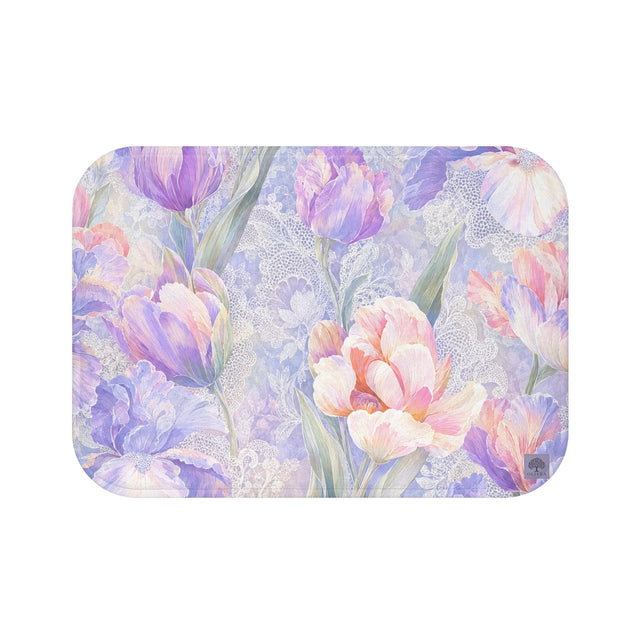 Lilac Iris Bath Mat