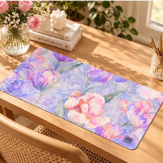 Lilac Iris Desk Mat