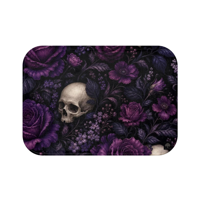 Purple Skull Bath Mat