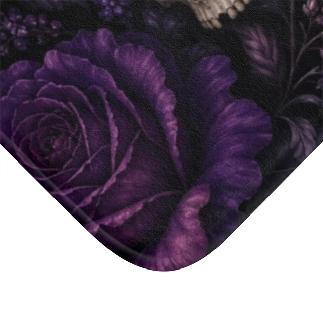 Purple Skull Bath Mat