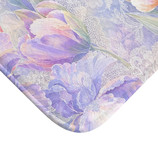 Lilac Iris Bath Mat