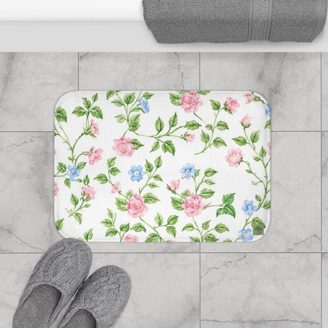 Botanical Floral Bath Mat