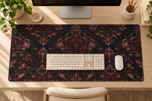 Gothic Rose Desk Mat