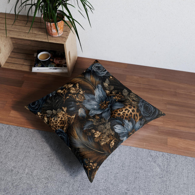 Leopard Print Floor Pillow