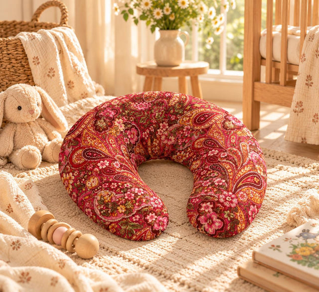 Paisley Floral Nursing Pillow Cover