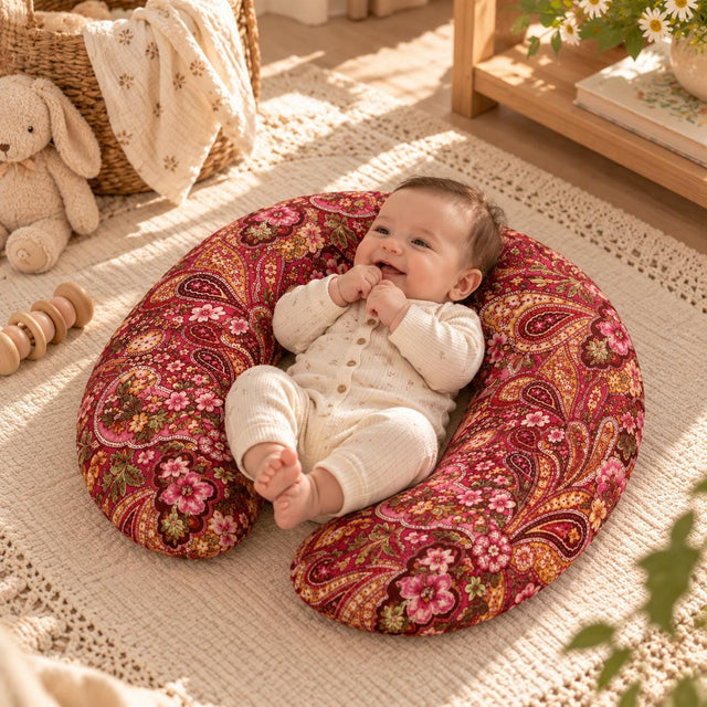 Paisley Floral Nursing Pillow Cover