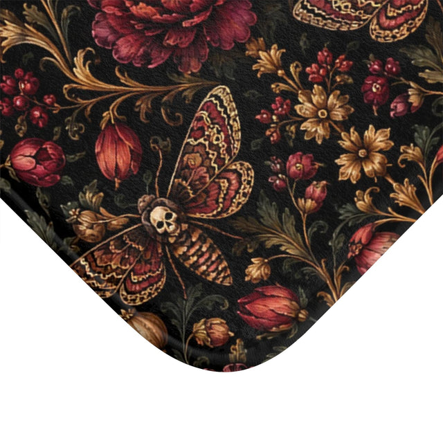 Gothic Moth Bath Mat
