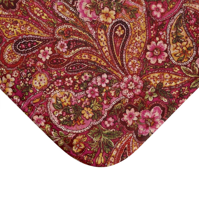Paisley Floral Bath Mat