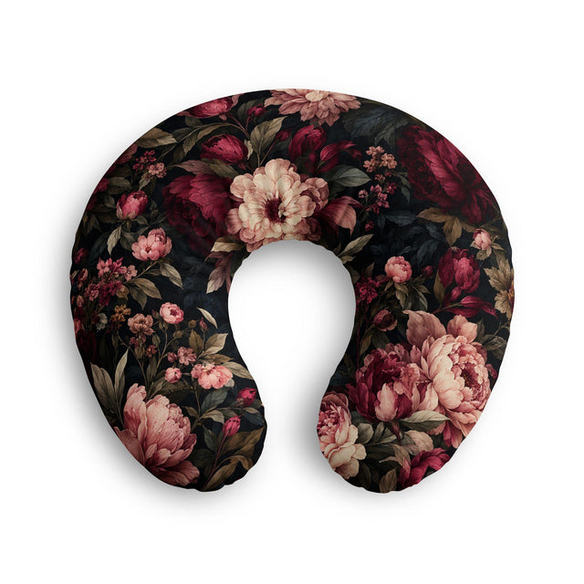 Moody Burgundy Nursing Pillow Cover