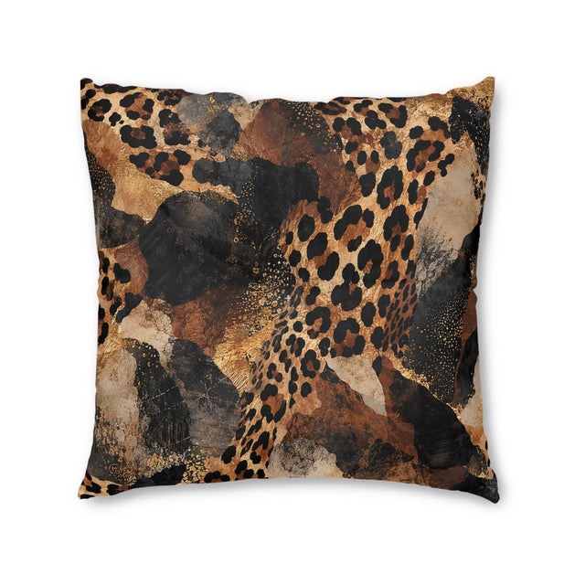 Abstract Leopard Floor Pillow