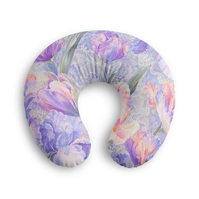 Lilac Iris Nursing Pillow Cover