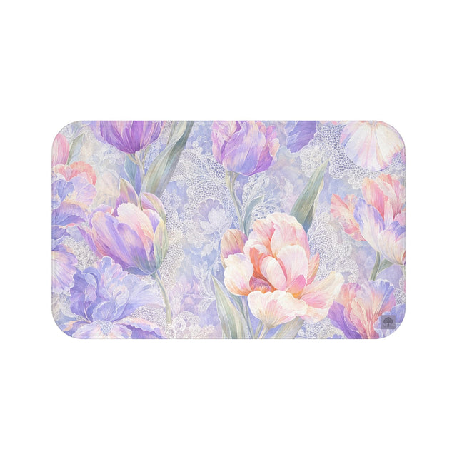 Lilac Iris Bath Mat