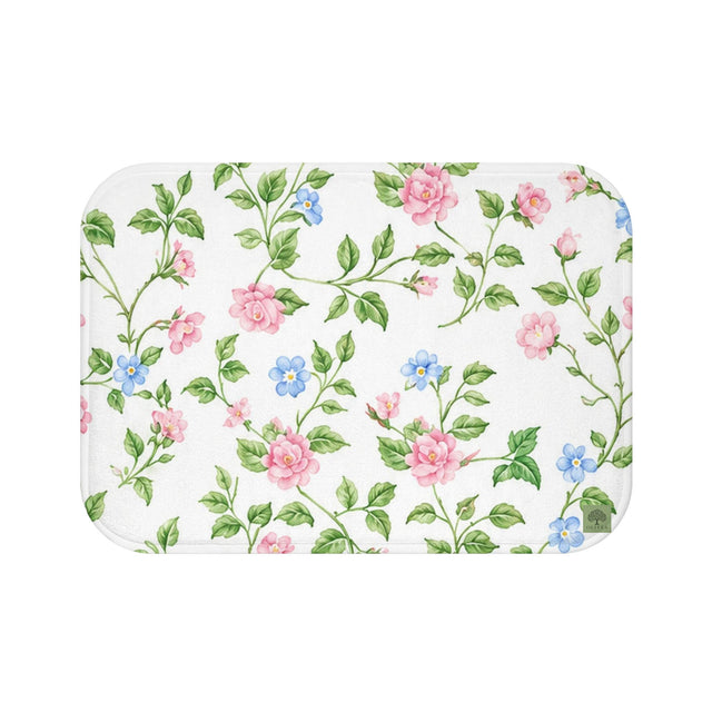 Botanical Floral Bath Mat