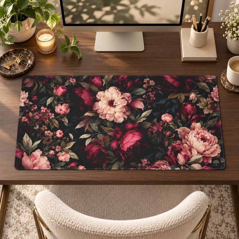 Moody Burgundy Desk Mat