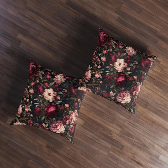 Moody Burgundy Floor Pillow