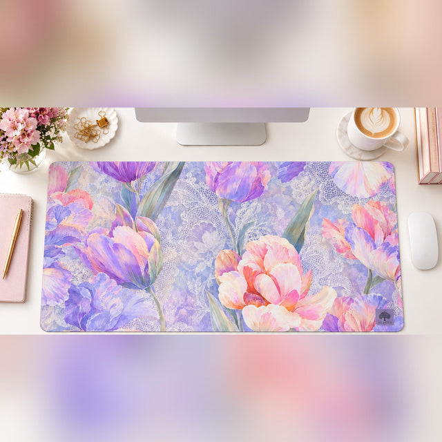 Lilac Iris Desk Mat