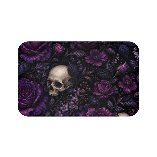 Purple Skull Bath Mat