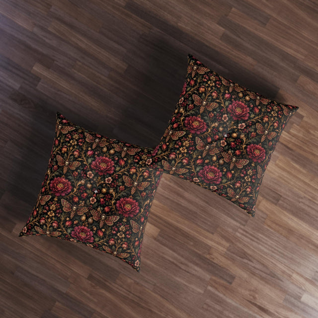 Gothic Moth Floor Pillow