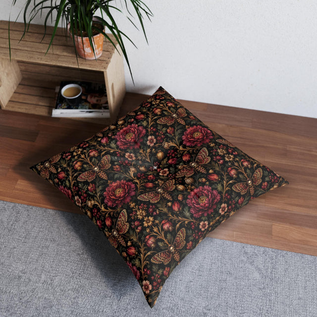Gothic Moth Floor Pillow