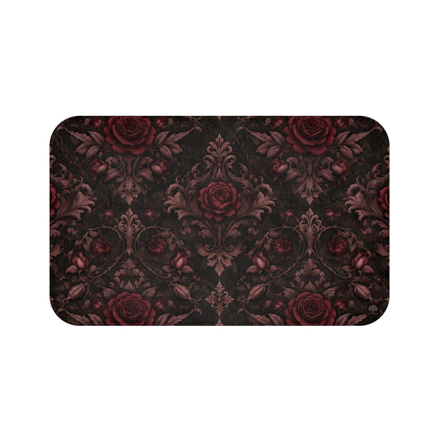 Gothic Rose Bath Mat