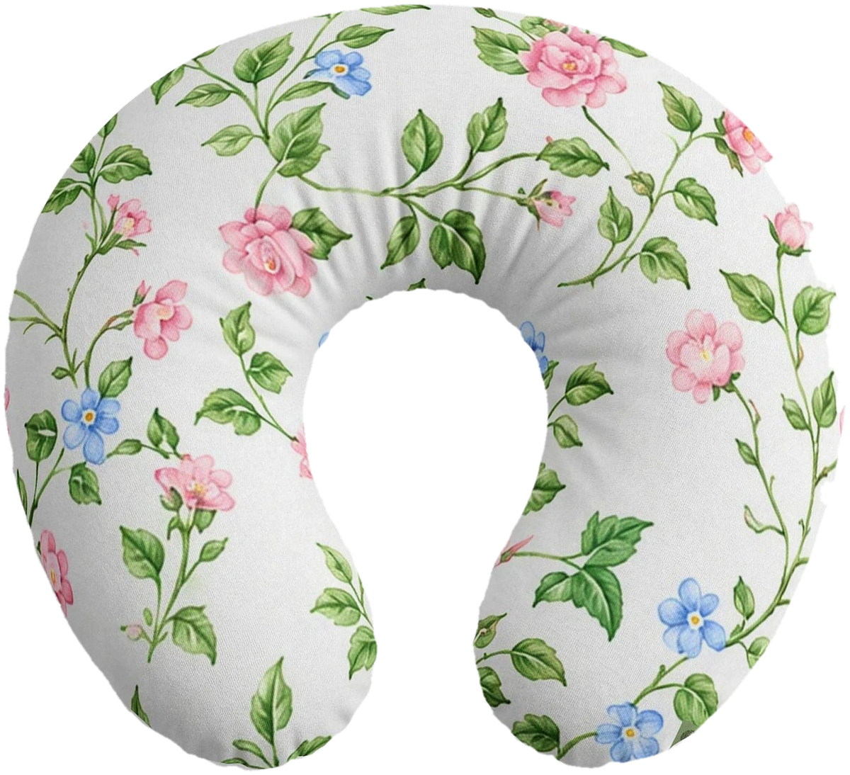 Botanical Floral Nursing Pillow Cover