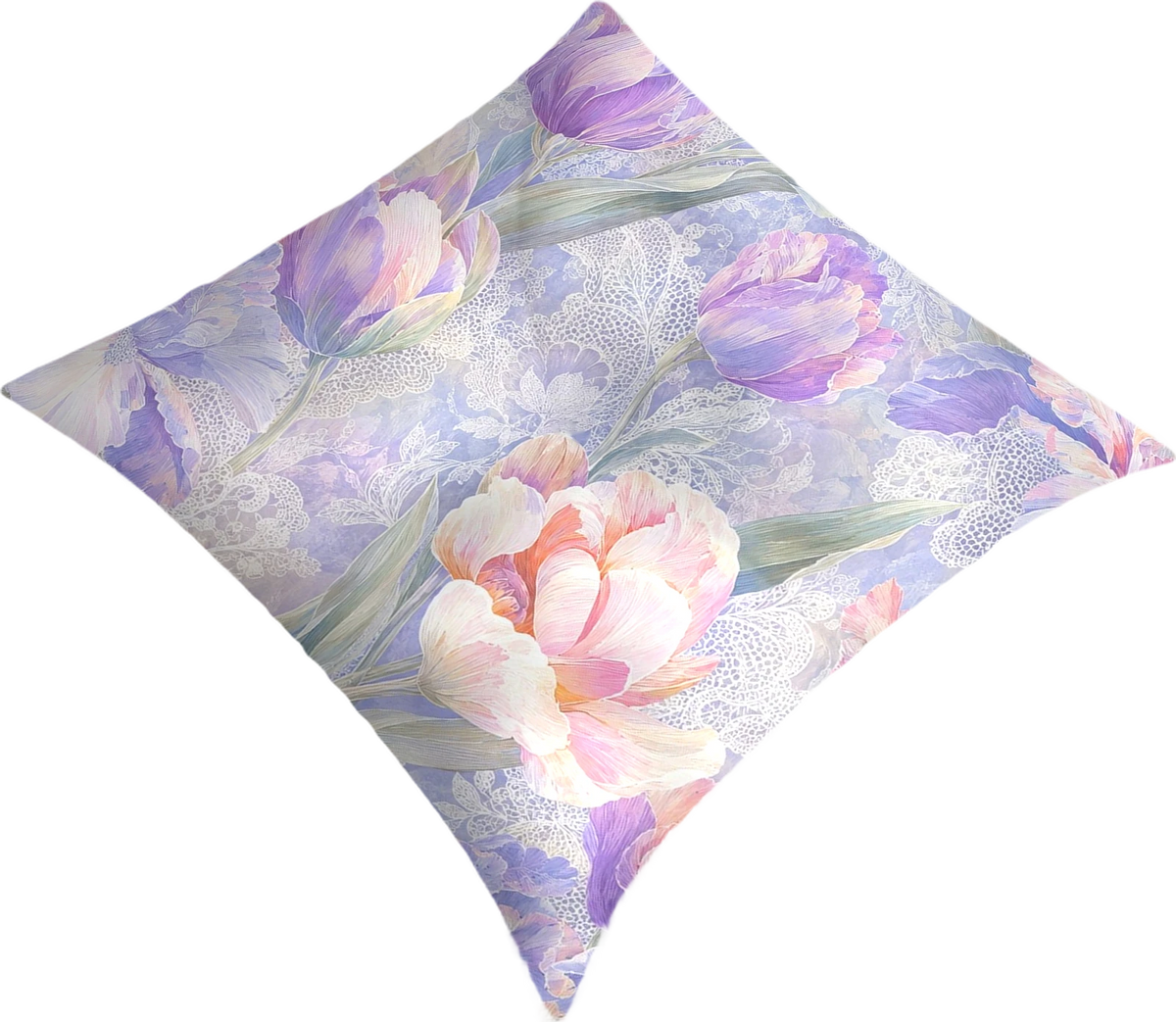 Lilac Iris Floor Pillow