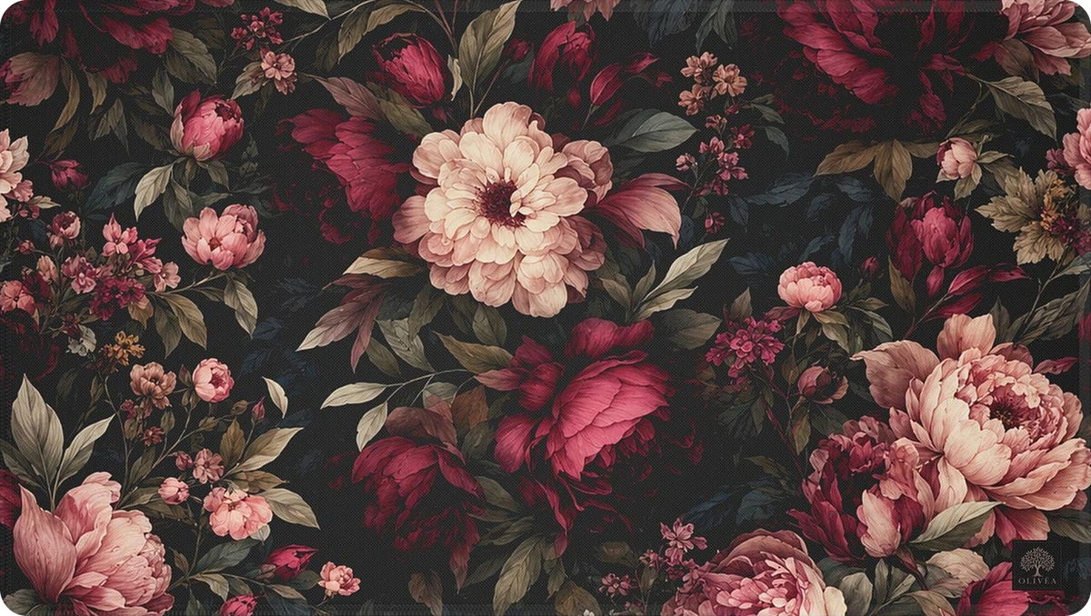 Moody Burgundy Desk Mat