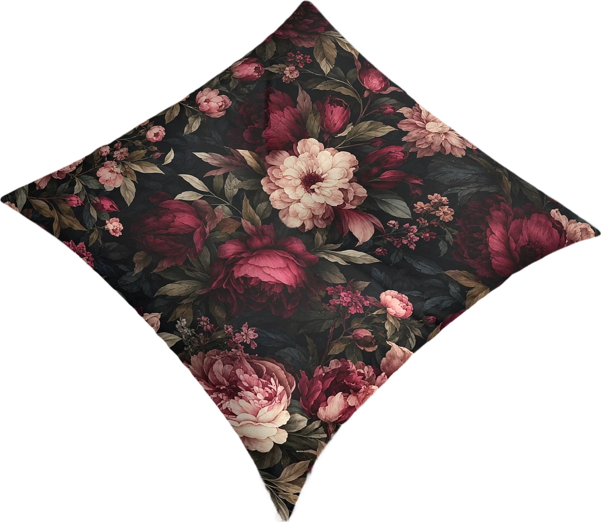 Moody Burgundy Floor Pillow
