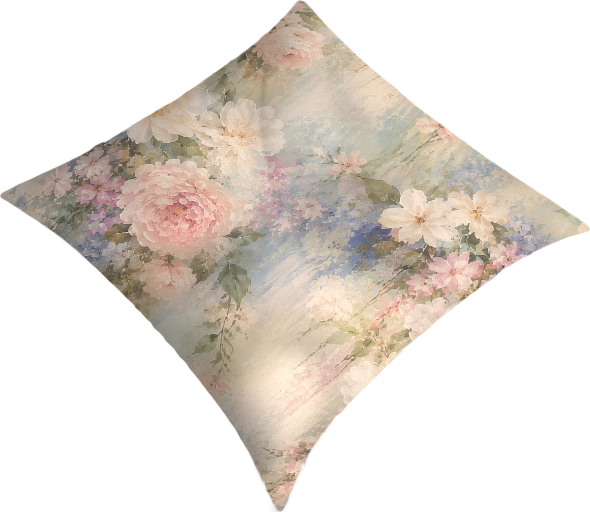 Romantic Floral Floor Pillow